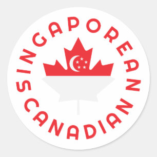 Adesivo Raízes cingapurianas canadenses