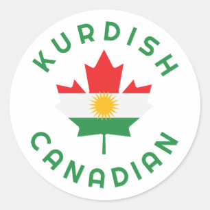 Adesivo Raízes Curdas do Canadá