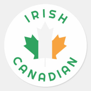 Adesivo Raízes da Irlanda do Canadá