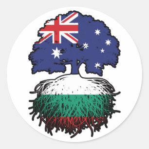 Adesivo Raízes de Árvore Austraustralianas búlgara