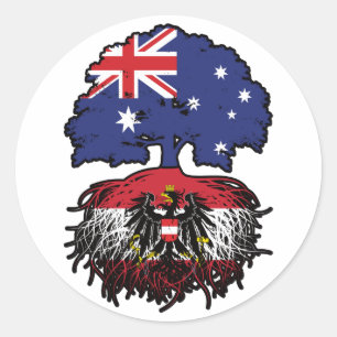 Adesivo Raízes de Árvore Austraustríacas Austrália