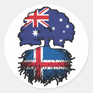 Adesivo Raízes de Árvore da Austrália Islandesa