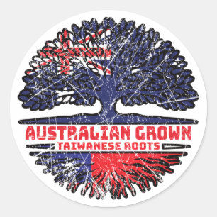 Adesivo Raízes de árvores australianas australianas taiwan