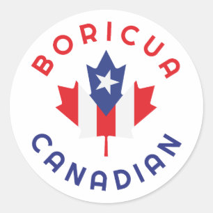 Adesivo Raízes de Boricua Canadense