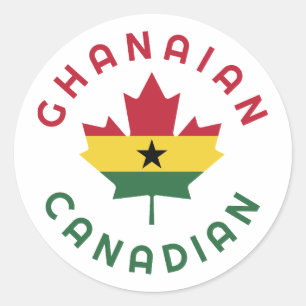 Adesivo Raízes de Gana do Canadá
