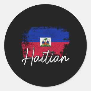 Adesivo Raízes do Orgulho Haitiano na Bandeira do Haiti