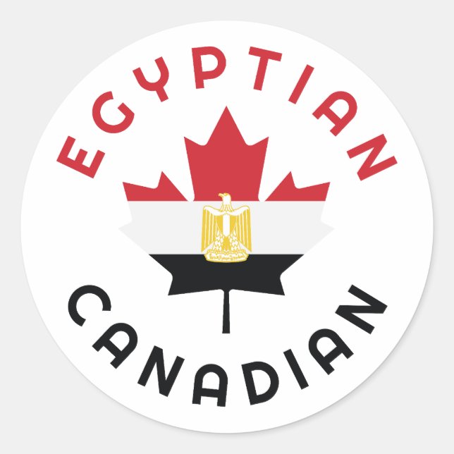 Adesivo Raízes Egípcias Canadenses (Frente)