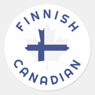Adesivo Raízes finlandesas canadianas
