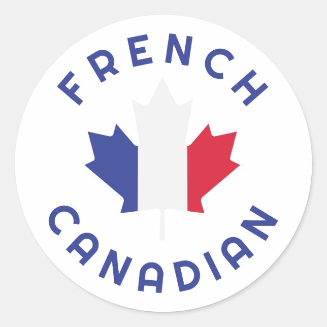 Adesivo Raízes Francesas Canadenses (Frente)