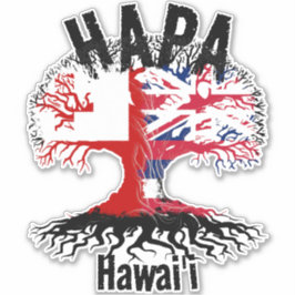 ADESIVO RAÍZES HAPA TONGA HAWAII