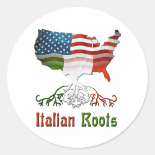 Adesivo Raízes italianas Americanas