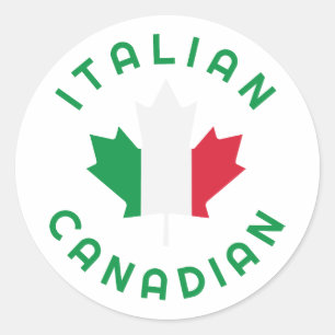 Adesivo Raízes italianas canadenses