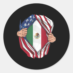 Adesivo Raízes Mexicanas Crescem Estados Unidos América Mé