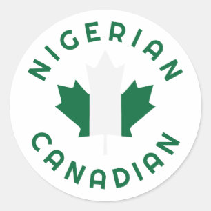 Adesivo Raízes nigerianas canadenses