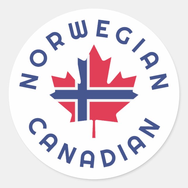 Adesivo Raízes Norueguesas Canadenses (Frente)