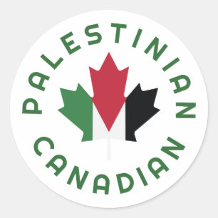 Adesivo Raízes palestinas canadenses