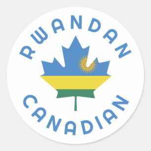 Adesivo Raízes ruandesas do Canadá