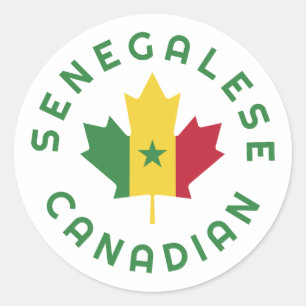 Adesivo Raízes senegalesas canadenses
