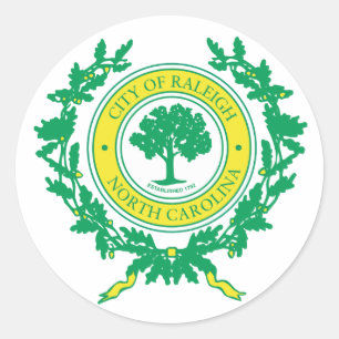 Adesivo Raleigh, North Carolina Seal