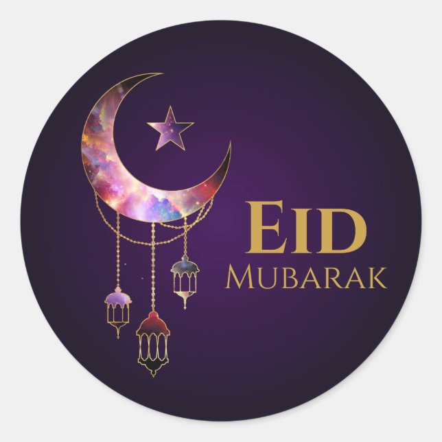 Adesivo Ramadan Kareem - Eid Mubarak - Happy Eid (Frente)