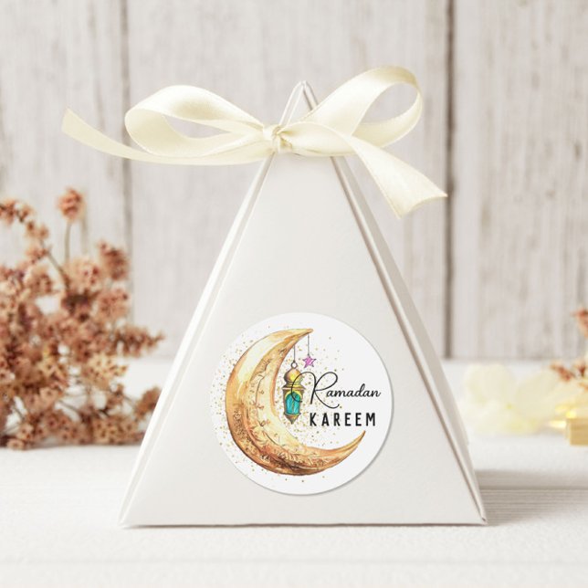 Adesivo Ramadan Kareem Watercolor Crescent Moon (Criador carregado)