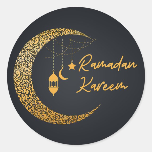 Adesivo Ramadan Mubarak - Ramadan Kareem - Eid Mubarak (Frente)