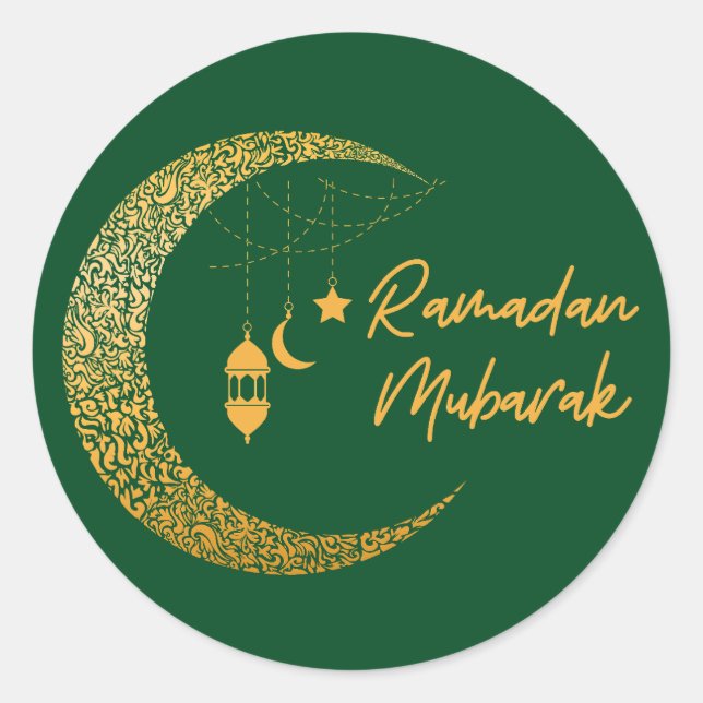 Adesivo Ramadan Mubarak - Ramadan Kareem - Eid Mubarak (Frente)