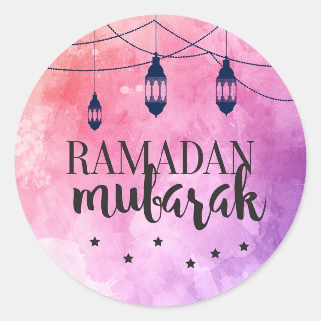 Adesivo Ramadan Mubarak Stickers, Eid Mubarak Stickers (Frente)