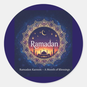 Adesivo Ramadão Kareem Mesquita Espiritual Pôr do sol