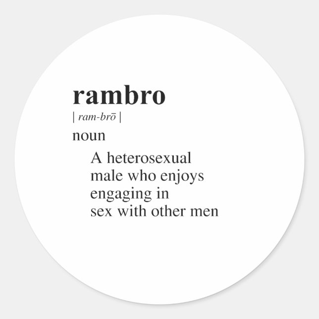 ADESIVO RAMBRO (Frente)