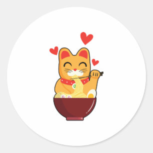Adesivo Ramen Noodles, Gift de Gatos Gastos