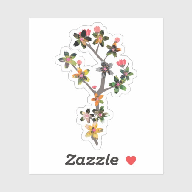 Adesivo Ramos de Insetos (Folha)