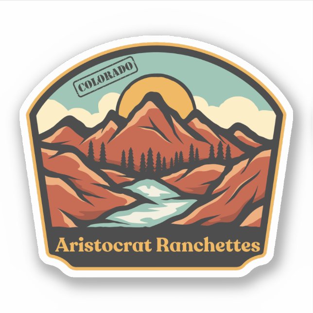 Adesivo Ranchettes Aristocrata, Colorado (Frente)