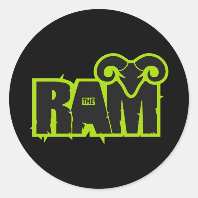 Adesivo Randy "The Ram" (Frente)