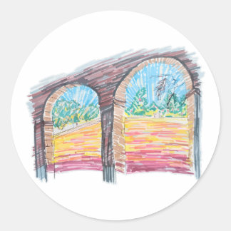 Adesivo Ranhura Arco-Íris