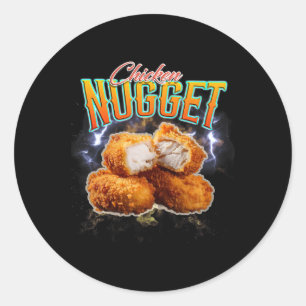 Adesivo Rap Pirata Funny Chicken Nugget Vintage 90s