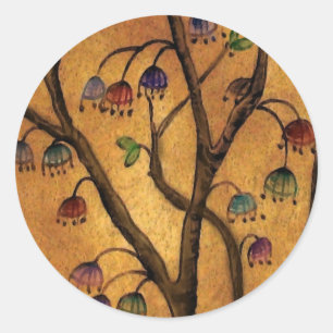 Adesivo Rapariga Asiática / Chinês Dourado (MAIS OPÇÕE