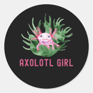 Adesivo Rapariga Axolotl, Lover Engraçado Engraçado