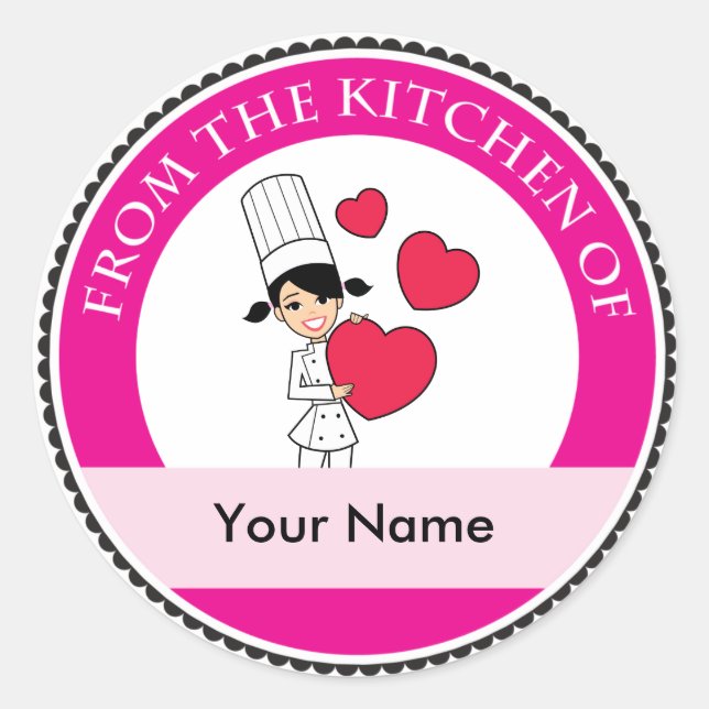 Adesivo Rapariga com Corações Motif - (Frente)