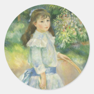 Adesivo Rapariga com Hoop de Pierre Renoir, Vintage Fine A