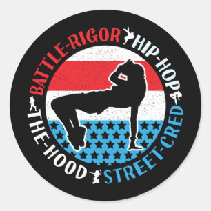 Adesivo Rapariga de dança de dança do Salto de anca