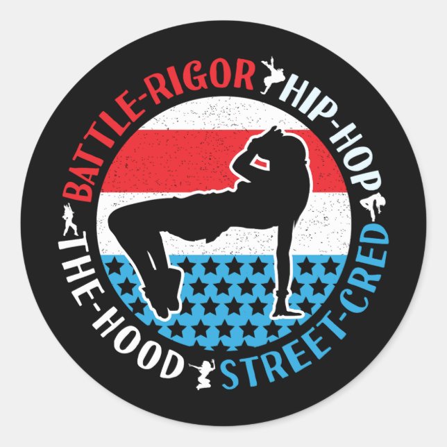 Adesivo Rapariga de dança de dança do Salto de anca (Frente)