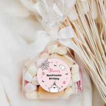 Rapariga de Halloween, Aniversário Rosa, Fantasma