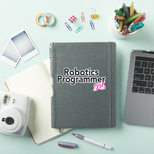 Adesivo Rapariga de Programas Robóticos