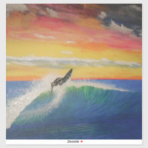 Rapariga de surfistas Roofer