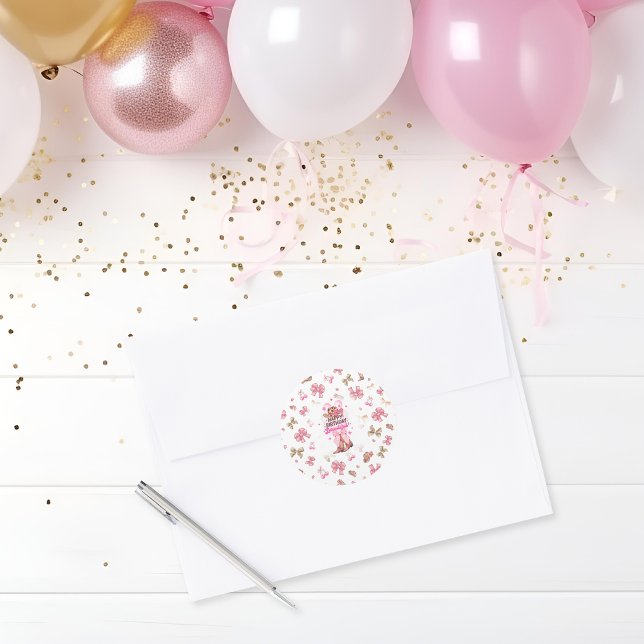 Adesivo Rapariga Russa Ocidental Feliz Aniversário Raparig (Criador carregado)