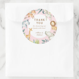 Adesivo Rapariga safari boho bohemian chá de fraldas