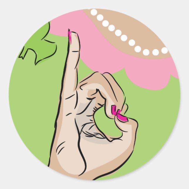 Adesivo Raparigas Bonito e bonitas artes (Frente)