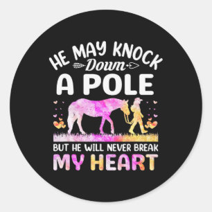 Adesivo Raparigas Cavalas Andando Mulheres Equestres Horse