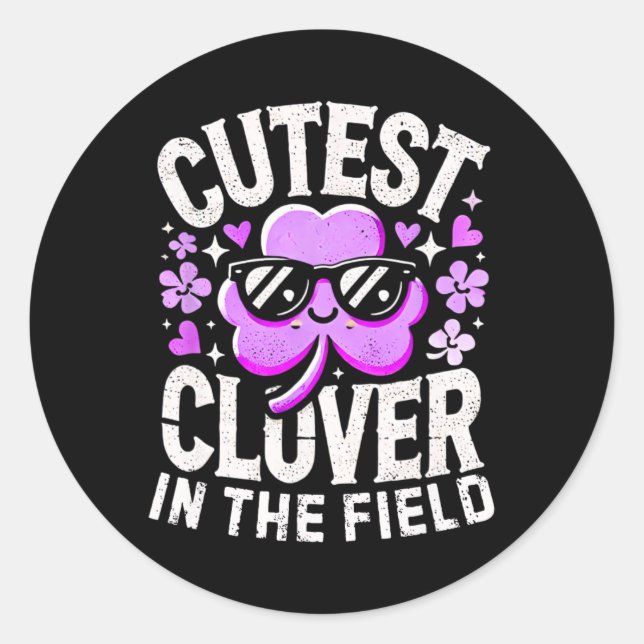 Adesivo Raparigas Dias de São Patrícios Toddler Boys Cutes (Frente)